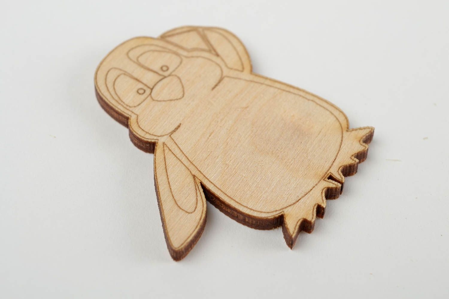 Handmade Figur zum Bemalen Holz Rohling Miniatur Figur Decoupage schön hübsch foto 4