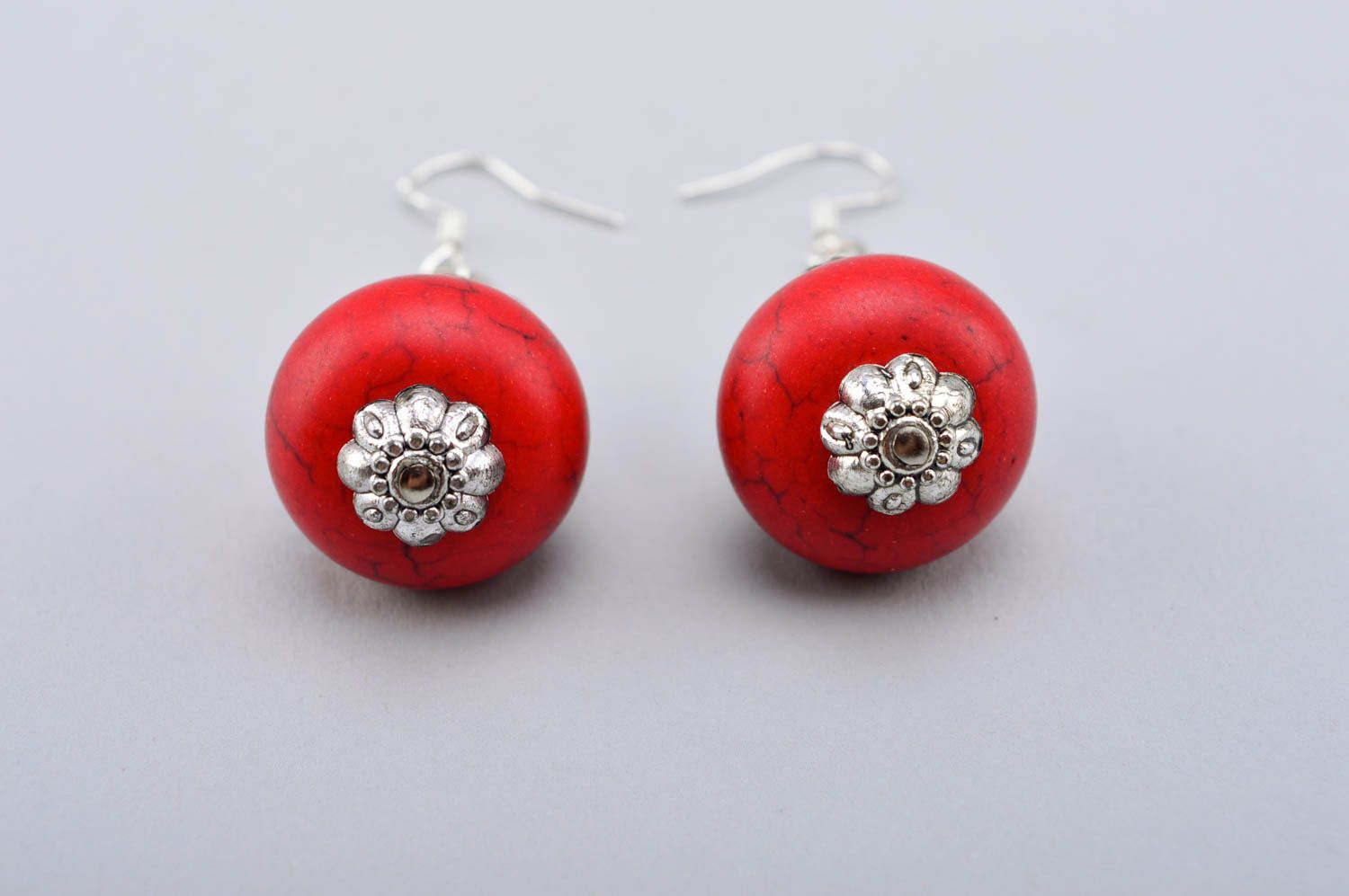 Stylish handmade beaded earrings gemstone earrings accessories for girls photo 3