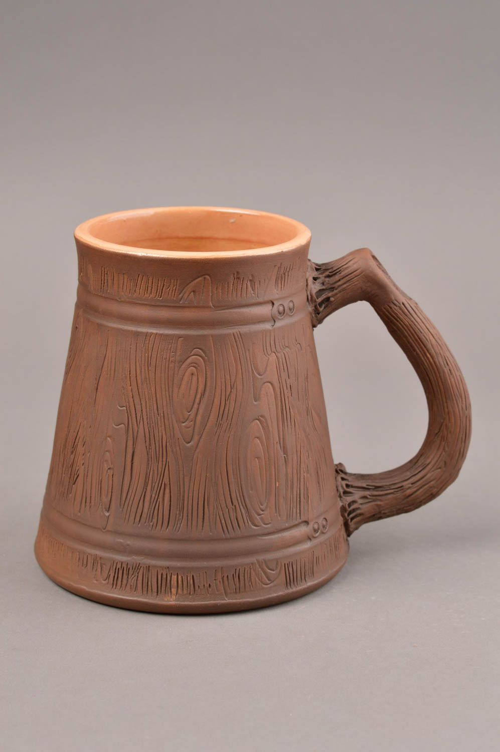 16 oz ceramic large clay drinking mug 1,26 lb photo 8