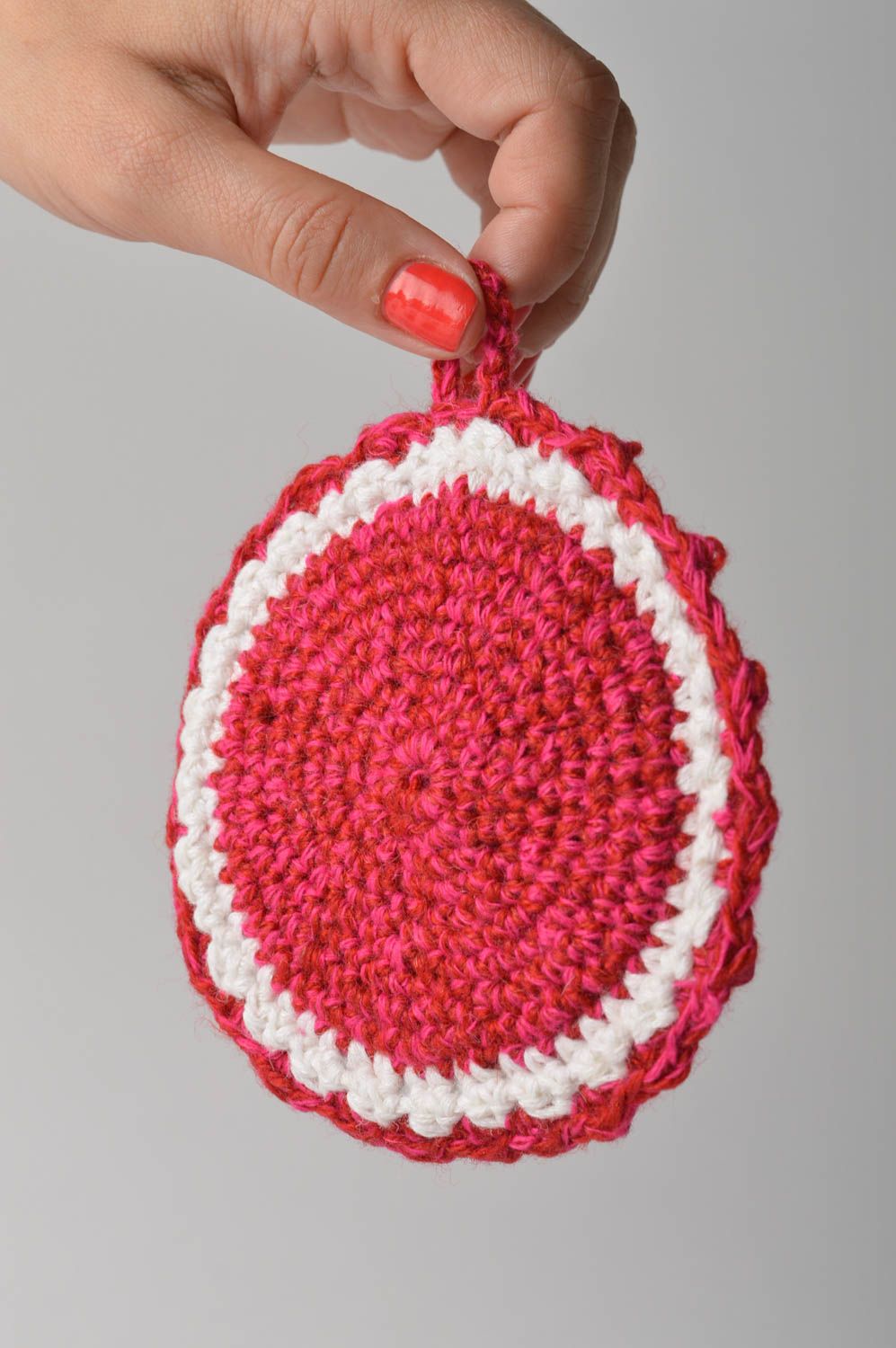 Stylish handmade crochet potholder pot holder design home textiles gift ideas photo 2