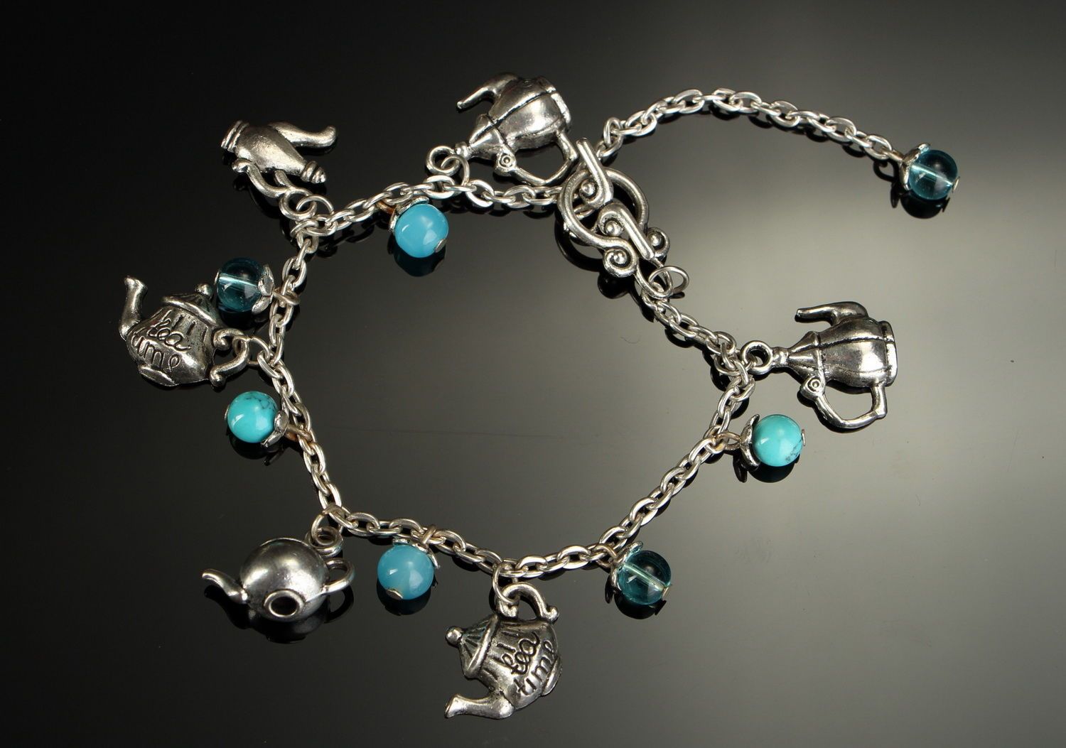 Bracelet with turquoise photo 3