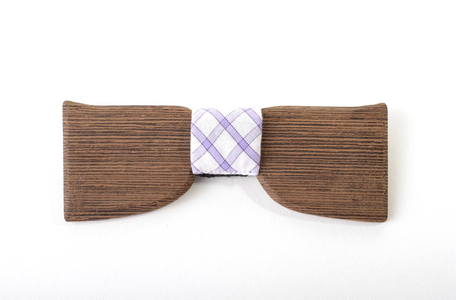 Bow tie for men hand made wooden bow tie wenge bow tie accessories for men  photo 4