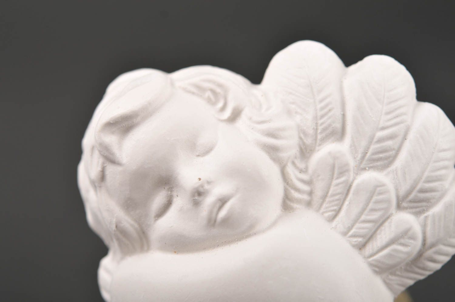 Figurine ange faite main Figurine en plâtre à décorer Loisirs créatifs photo 4