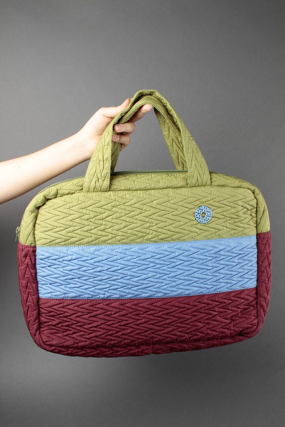 Textile purse handmade fabric bag women purse designer women bag gift for girl photo 1