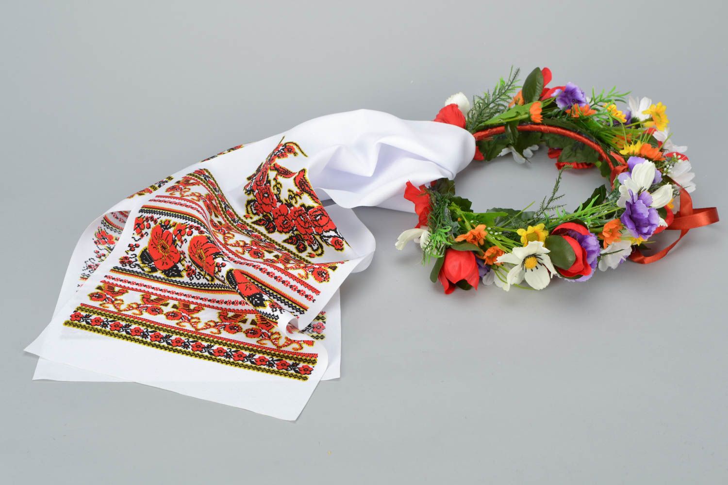 Decorative wreath with rushnik photo 3