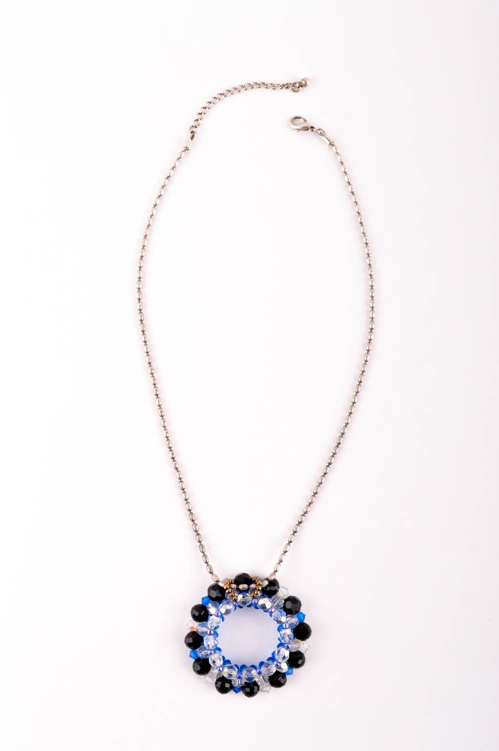Handmade pendant designer pendant beaded pendant for women unusual gift photo 5