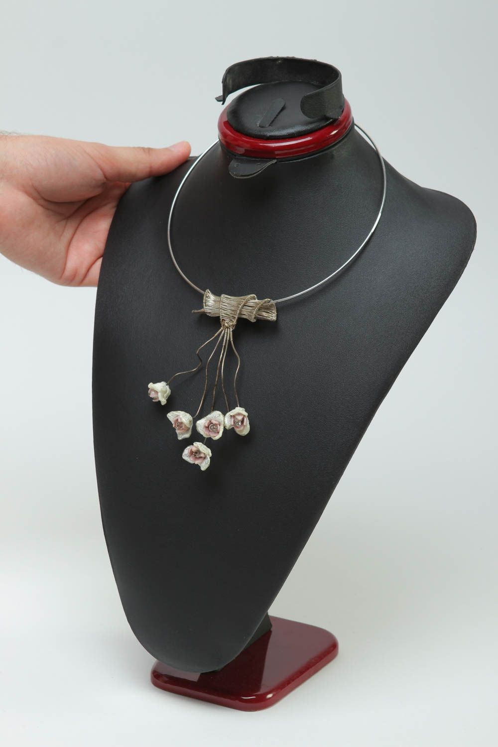 Halsketten Damen handgemachter Schmuck Halsketten Frauen Damen Collier  foto 5