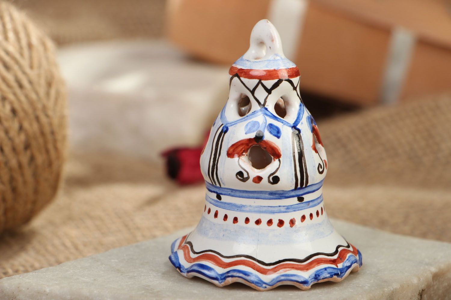 Unusual ceramic bell photo 5