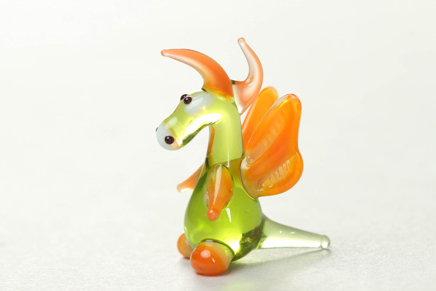 Lampwork glass figurine Dragon photo 2