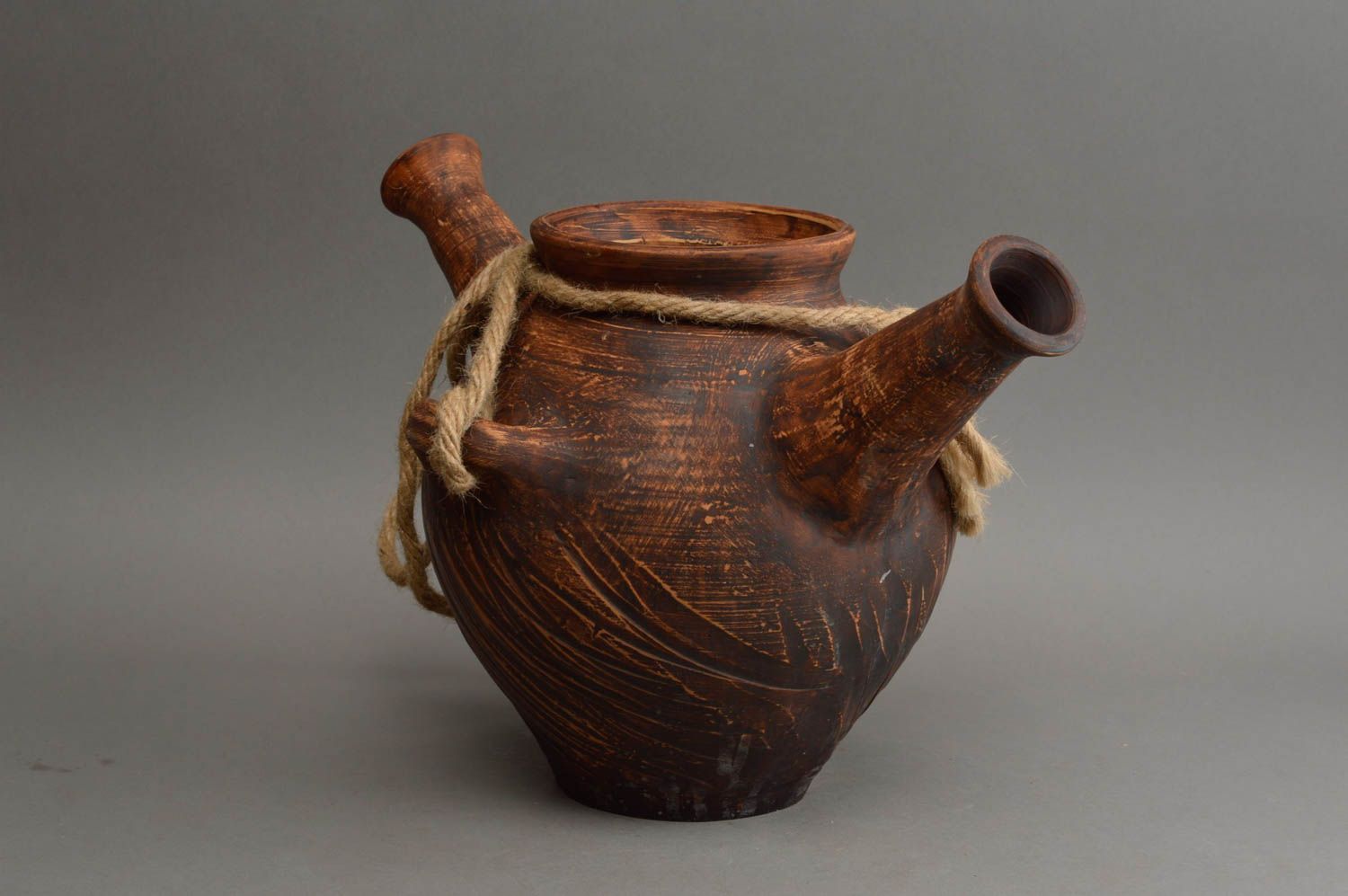 Ton Waschkrug mit Umfang 5 oder 6 Liter originell handgemacht Keramik Geschirr foto 3
