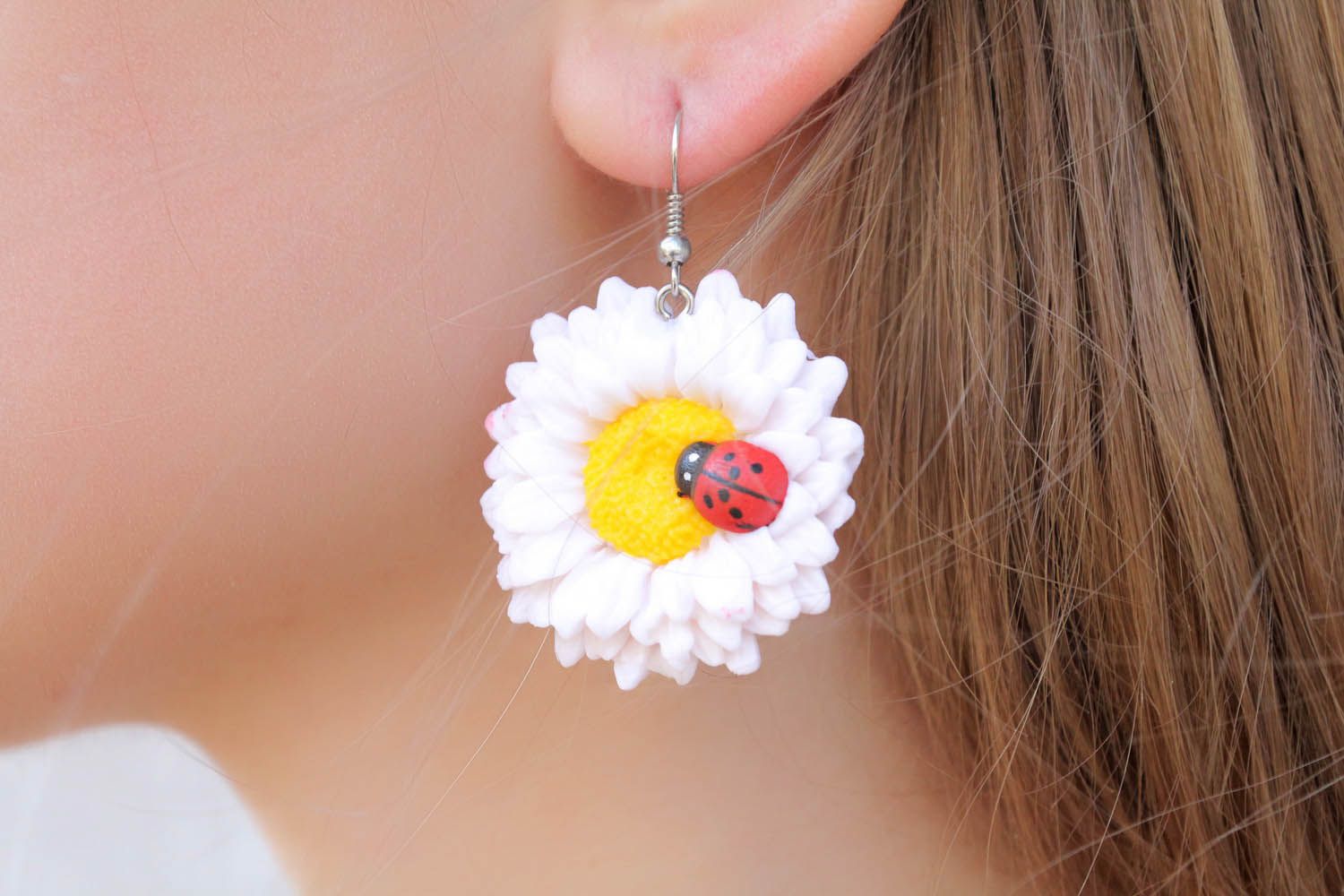 Flower earrings photo 1