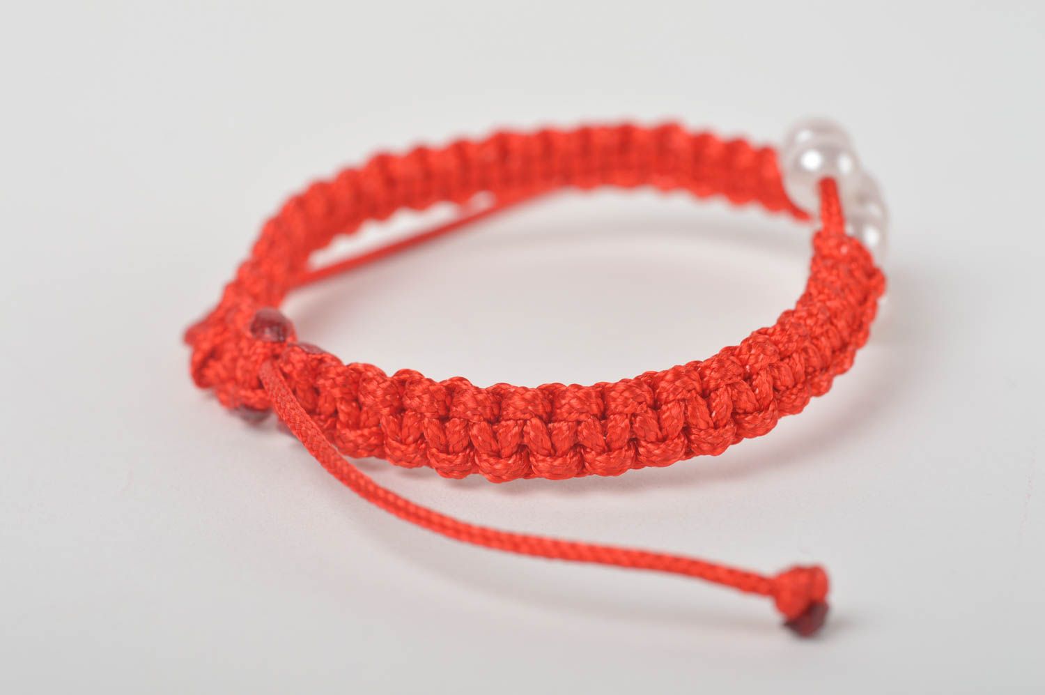 Pulsera hecha a mano de cordones bisutería artesanal regalo para niñas foto 4
