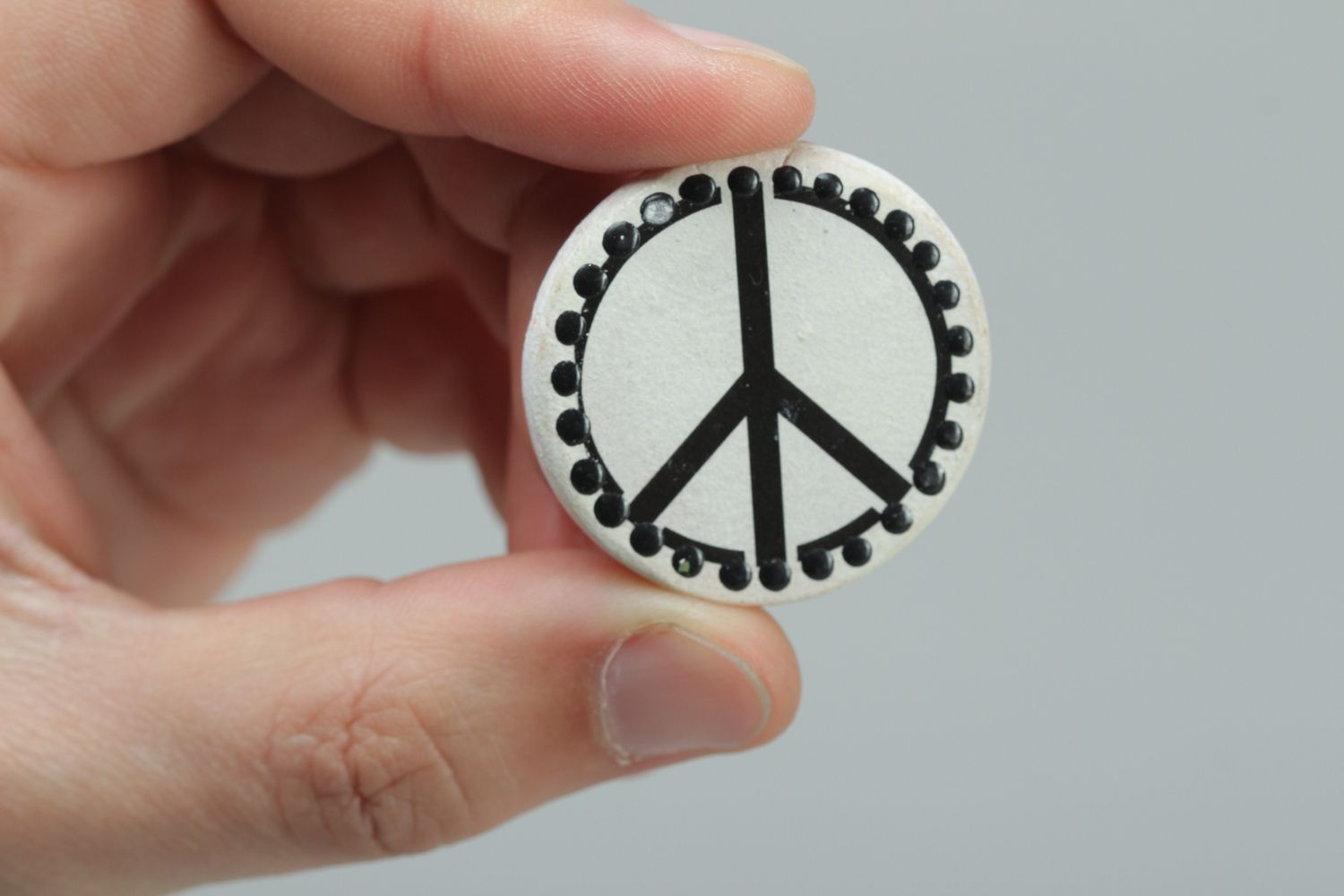 Friedenszeichen Magnet für Kühlschrank  foto 3