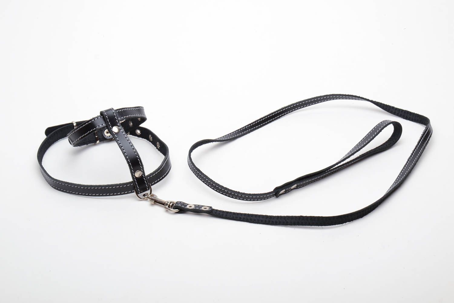 Dog harness with leash photo 2