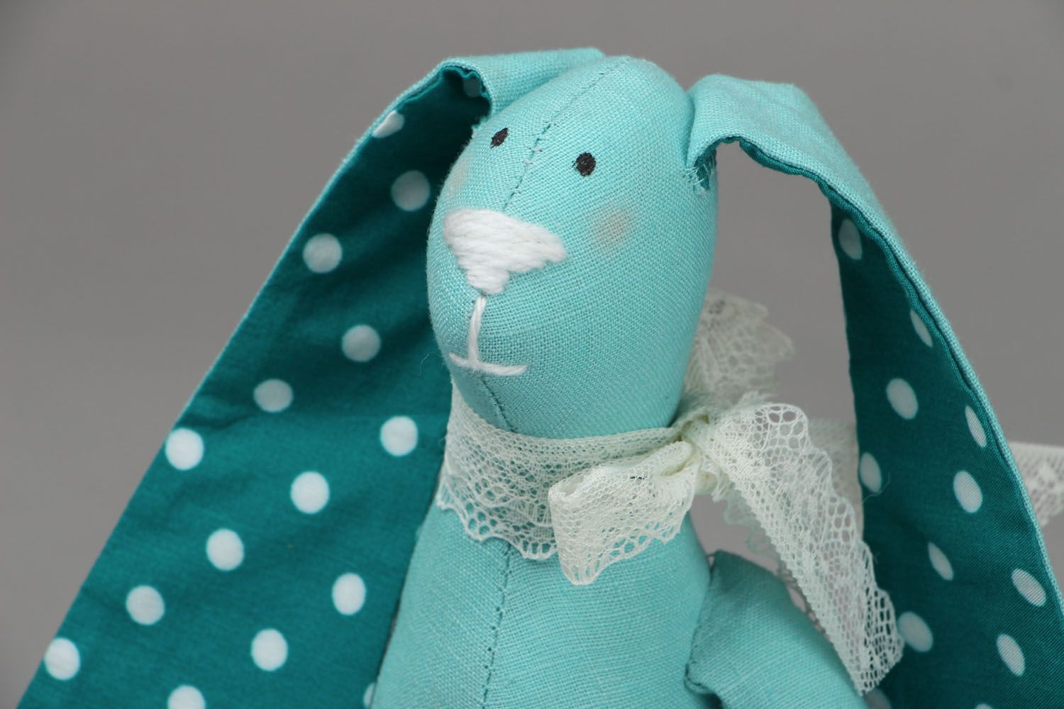 Soft toy Ear-flapped Rabbit  photo 2