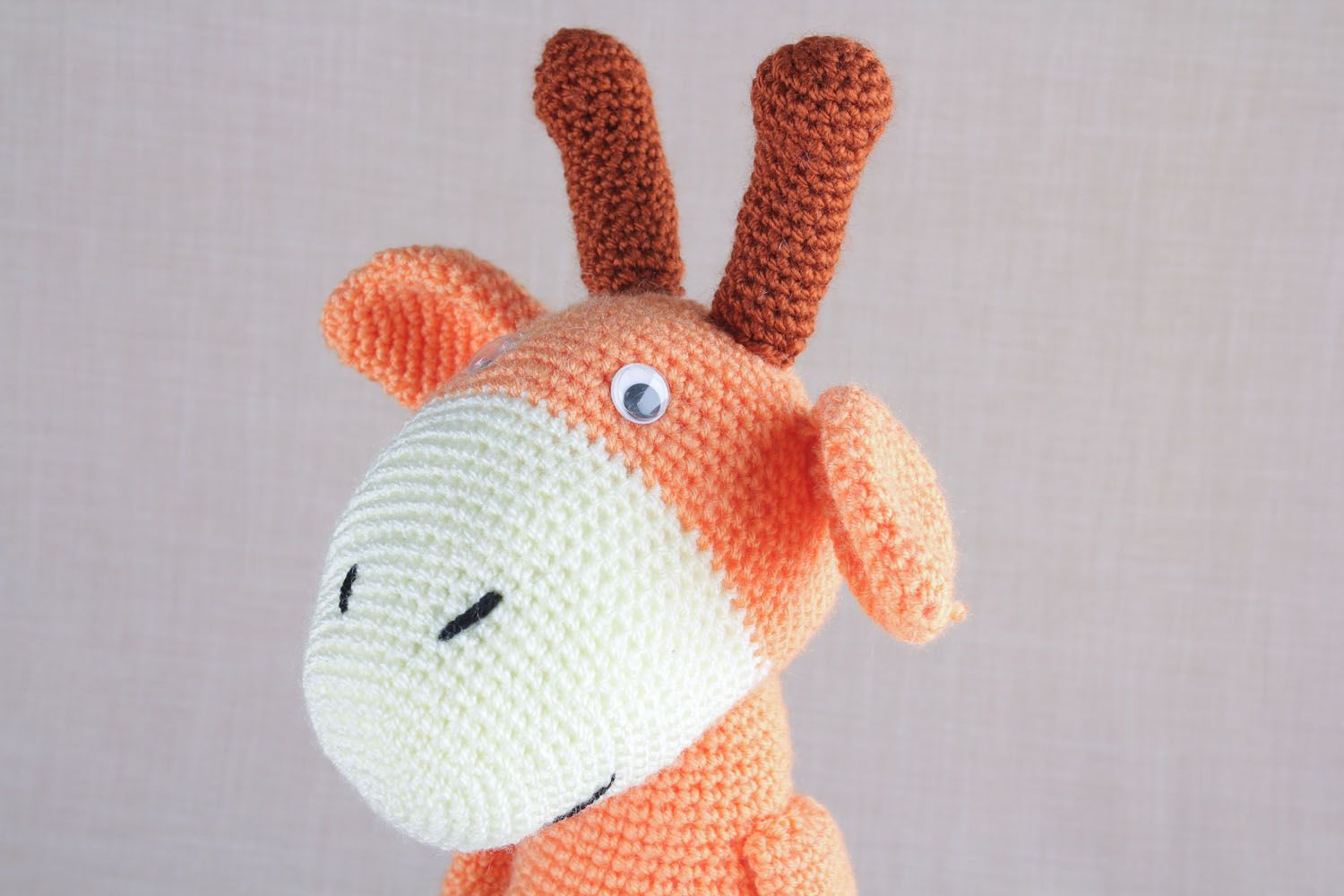 Soft crochet toy Giraffe photo 4