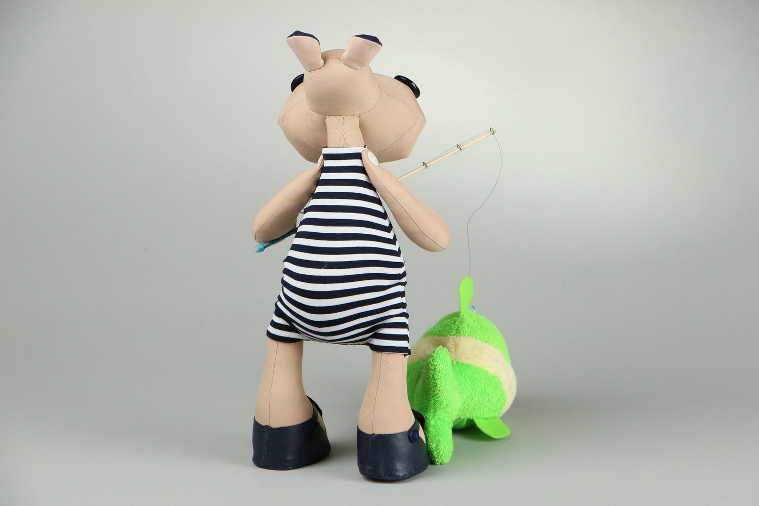 Soft toy Hippo sailor photo 4