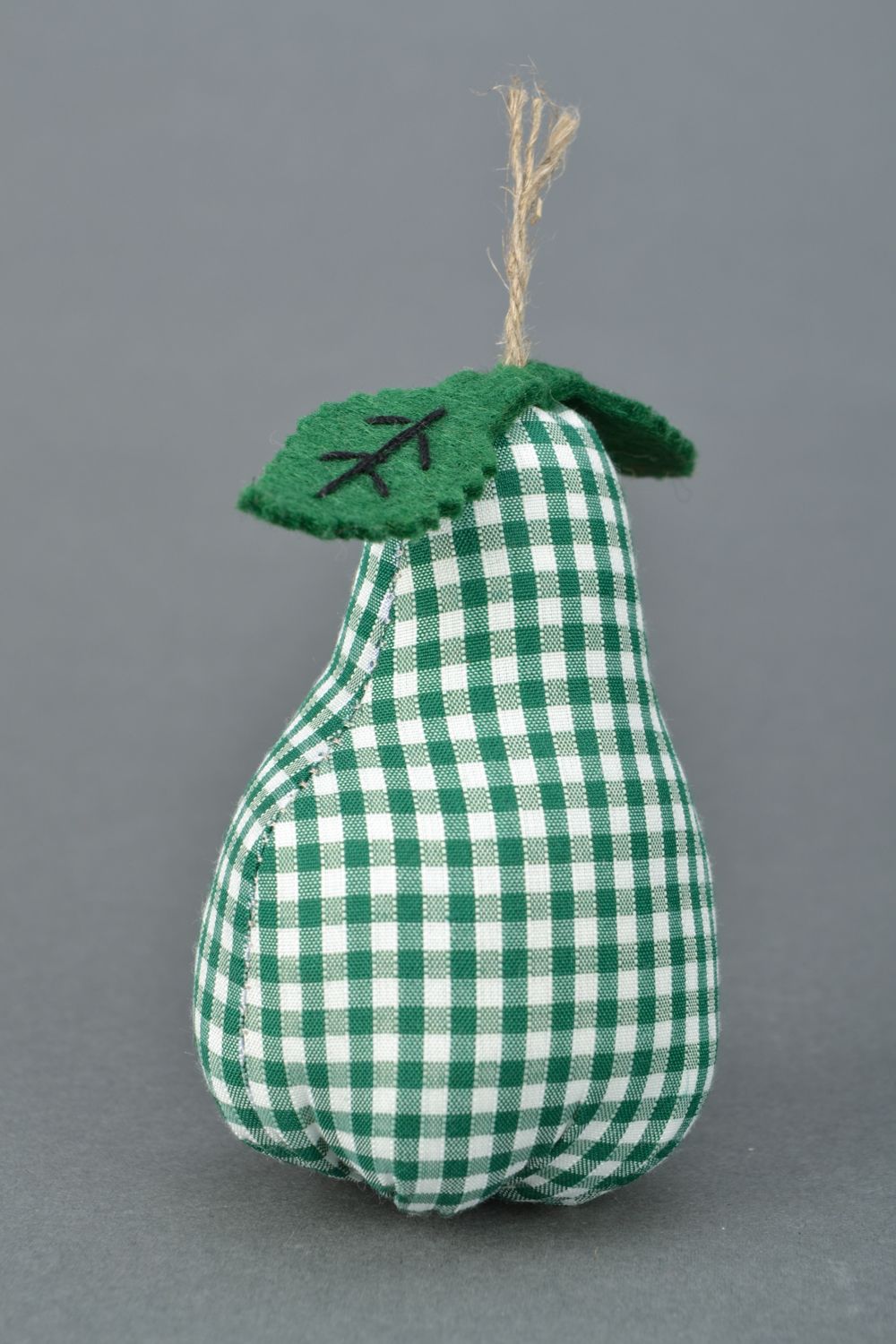 Soft toy pear for decor photo 1