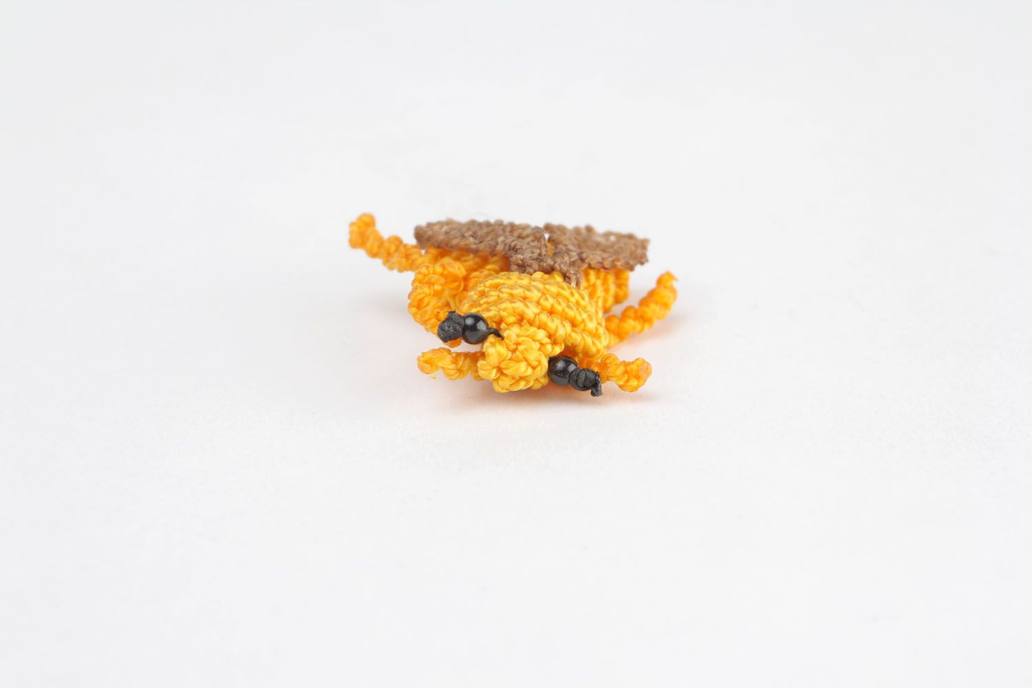 Handmade brooch Bee photo 3