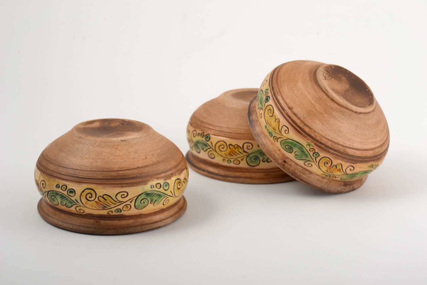 Cuencos de cerámica artesanales utensilios de cocina de arcilla regalo original  foto 4