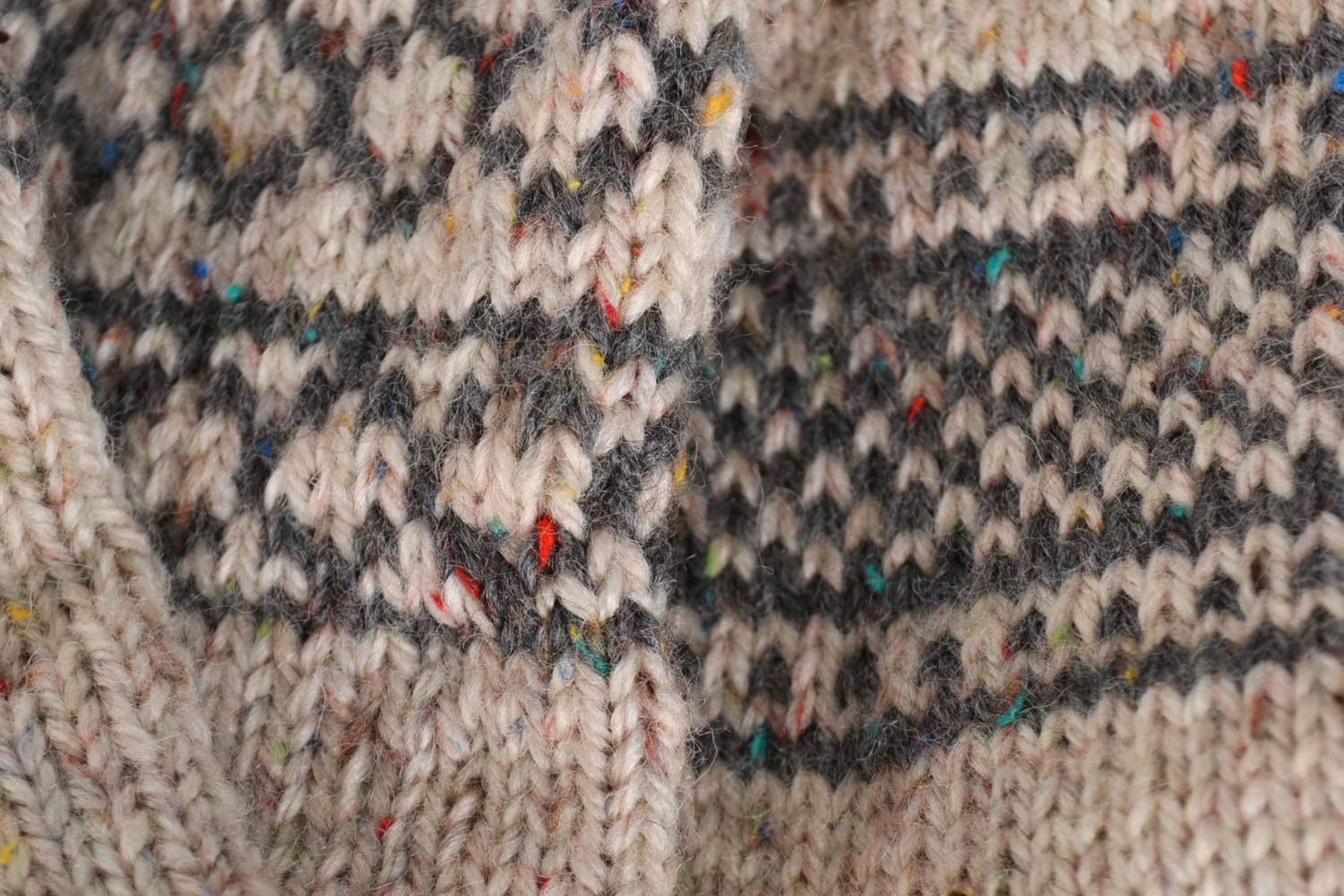 Calcetines de lana artesanales prenda tejida ropa de hombre regalo original  foto 3