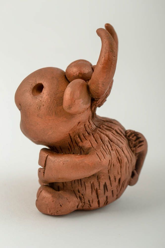 Handmade Deko Figur Wohnzimmer Deko ausgefallene Dekoartikel Figur aus Keramik foto 3