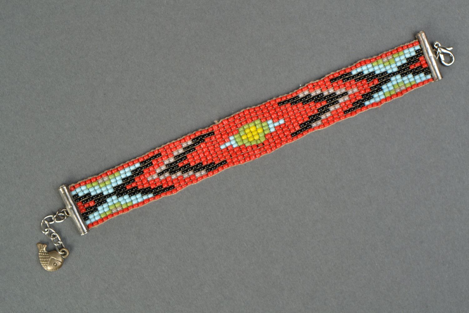 Ethno Armband aus Glasperlen handmade foto 1