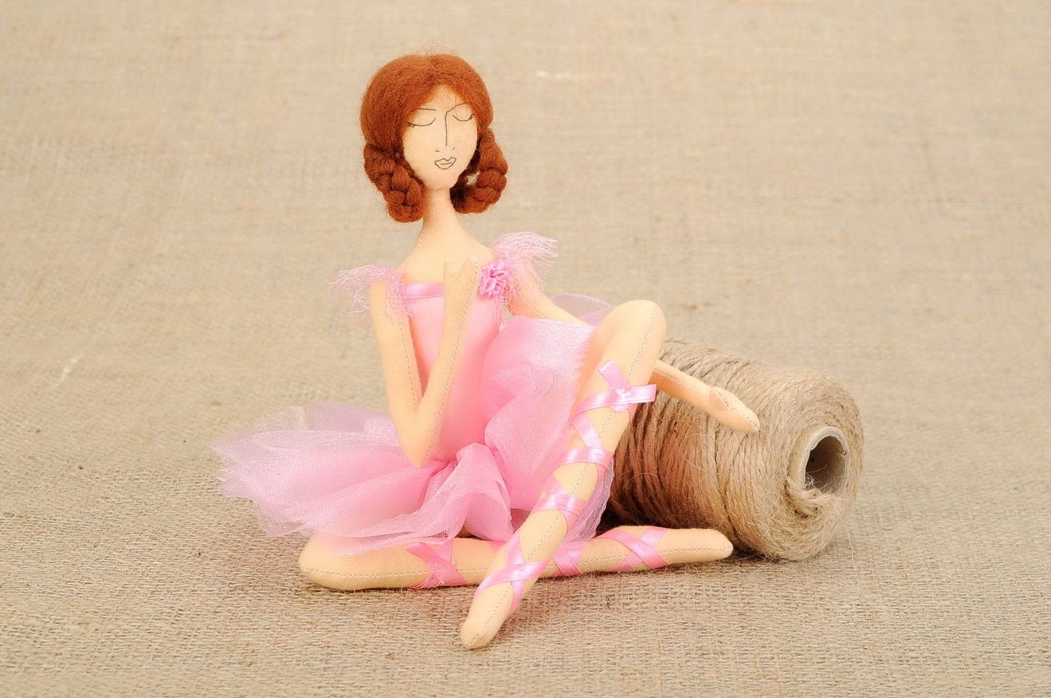 Puppe aus Stoff Balletttänzerin foto 1