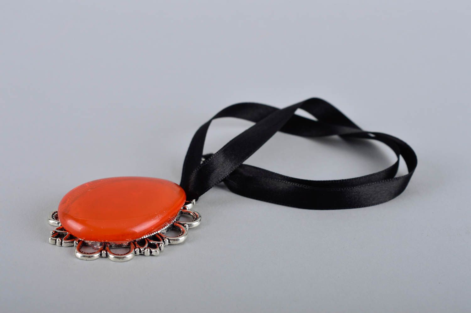 Handmade cute glass accessory designer stylish jewelry elegant pendant photo 4