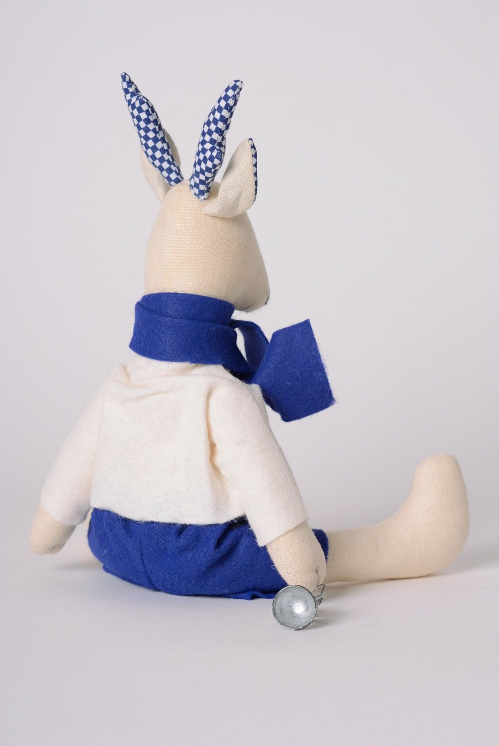 Мягкая игрушка кукла лось тканевая ручной работы подарок ребенку или для декора фото 4