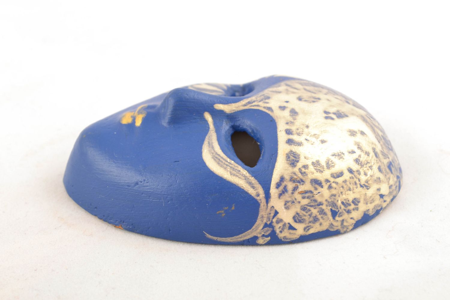 Masque décoratif de carnaval souvenir fait main Oiseau bleu photo 5