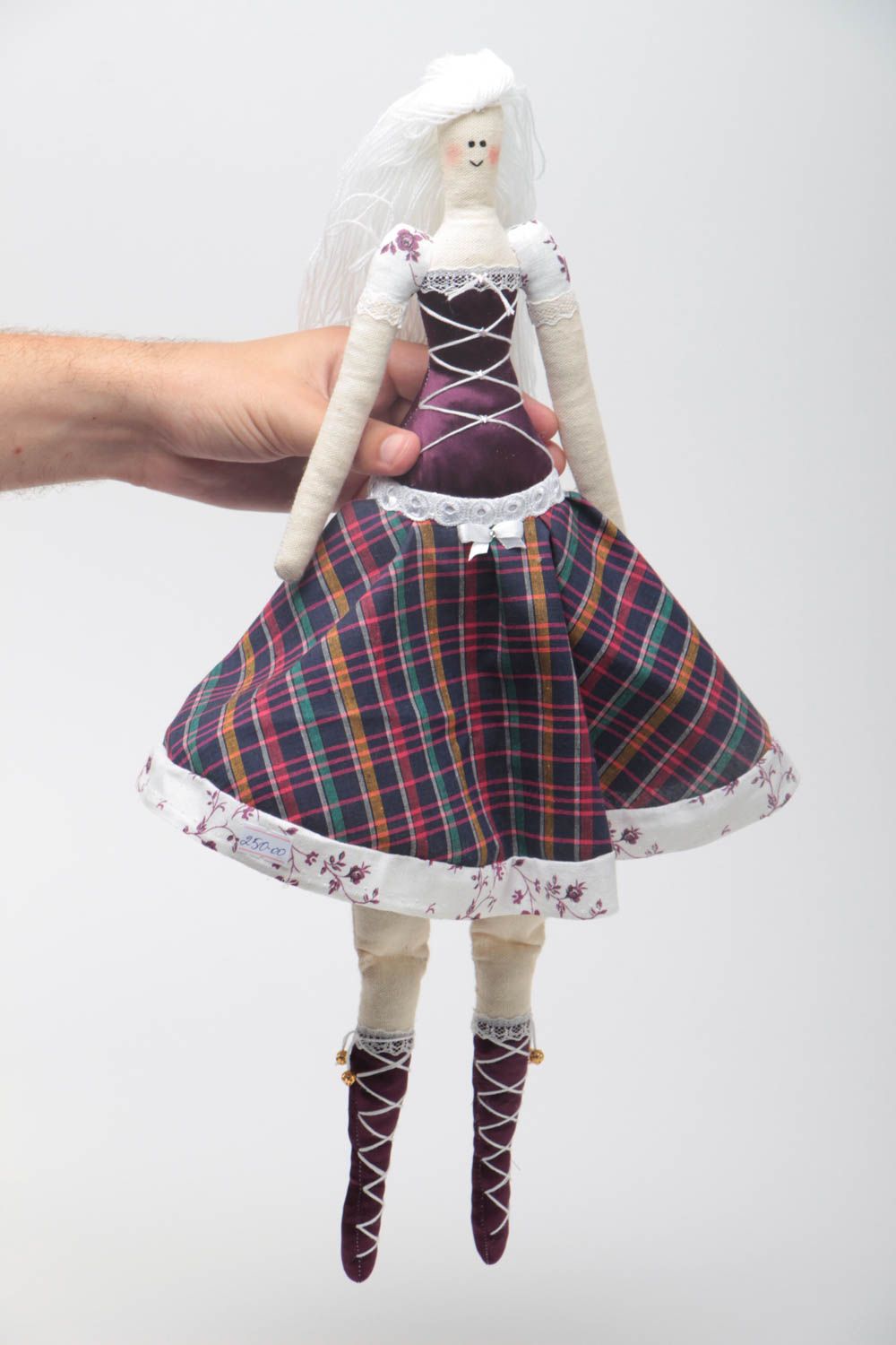 Muñeco de tela artesanal juguete original regalo para niños foto 5