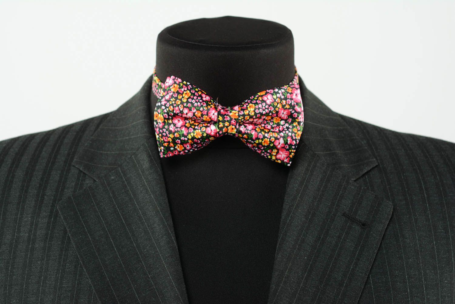 Bow tie made of viscose Flower Meadow photo 2