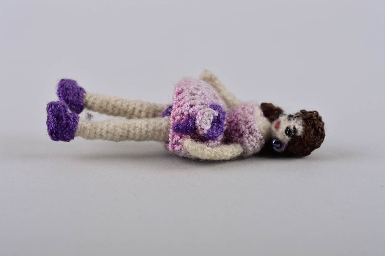  Muñeca artesanal tejida a crochet peluche para niños regalo original Niña foto 5