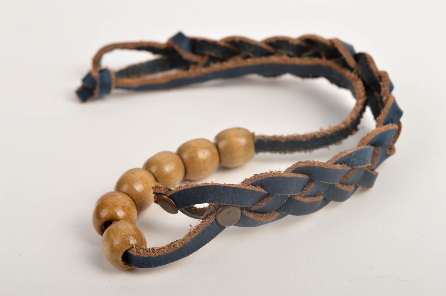 Handmade bracelet designer accessory gift ideas leather bracelet for women photo 4
