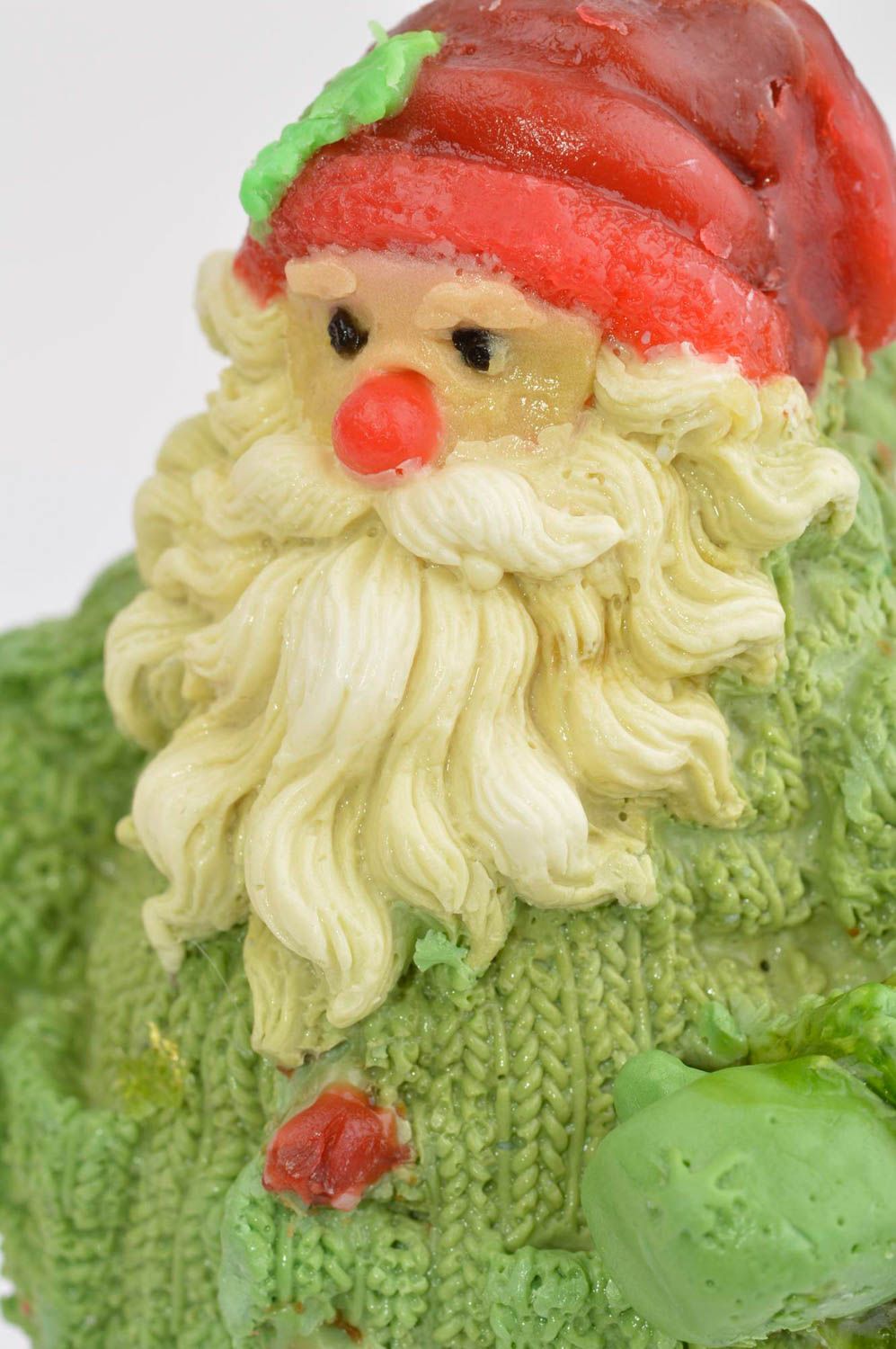 Weihnachtsmann selbstgemachte Seife mit Aroma Badezimmer Deko Natur Kosmetik  foto 5