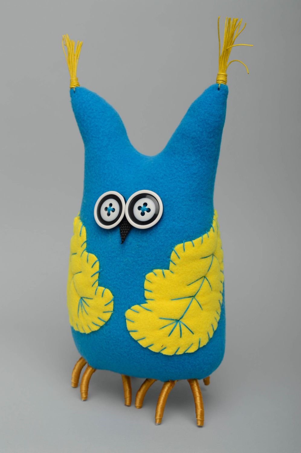 Designer fleece toy Owl photo 1