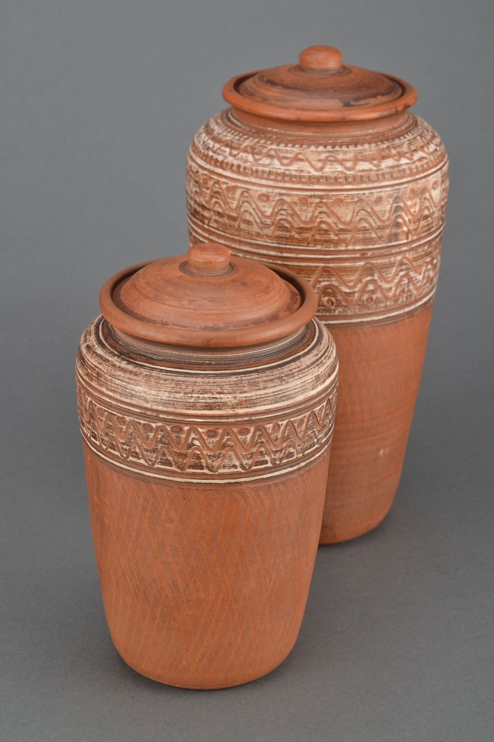Vase en céramique pour cuisine avec couvercle 3 litres photo 5
