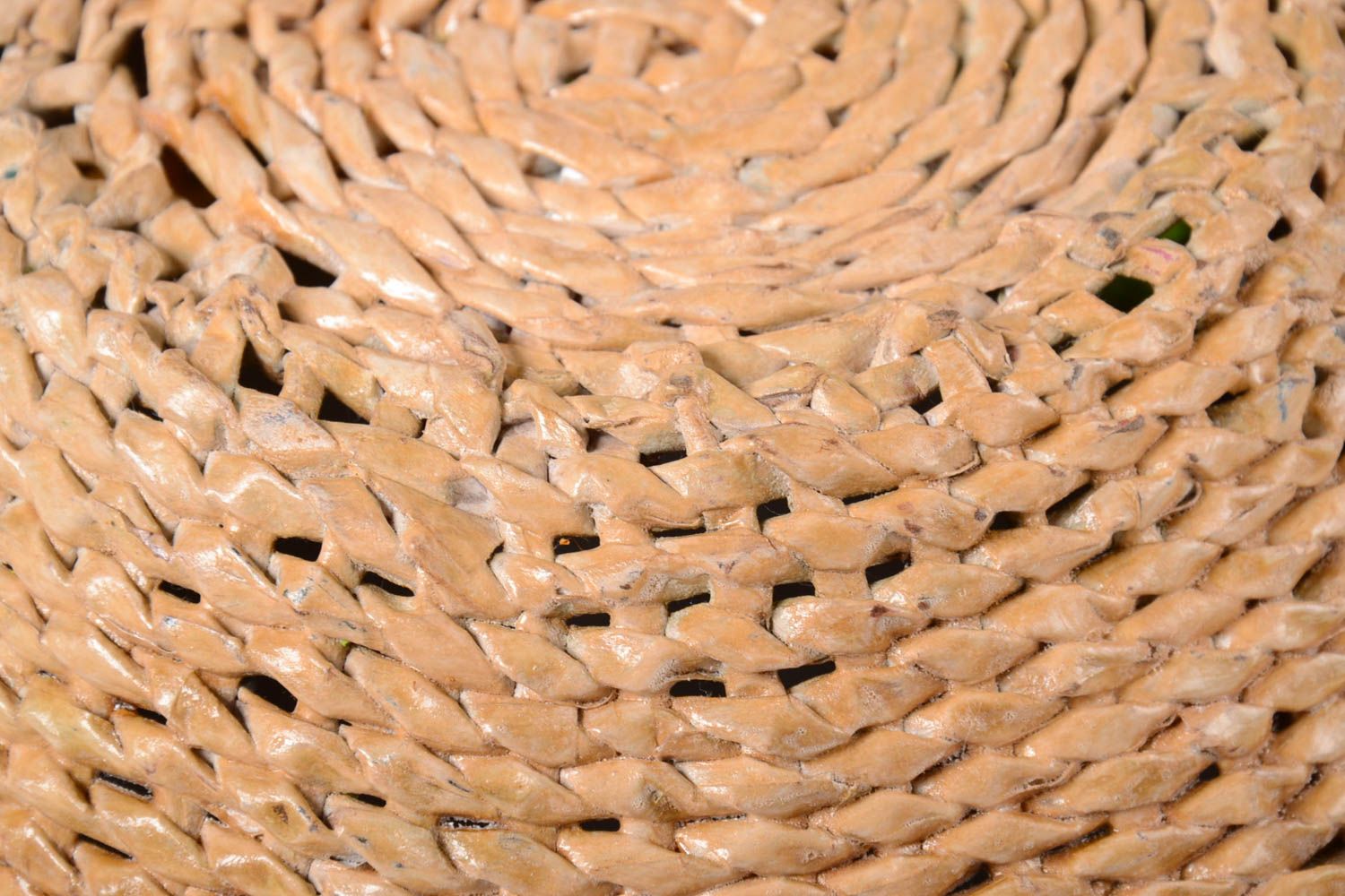 Stylish handmade woven basket paper basket design newspaper craft gift ideas photo 4
