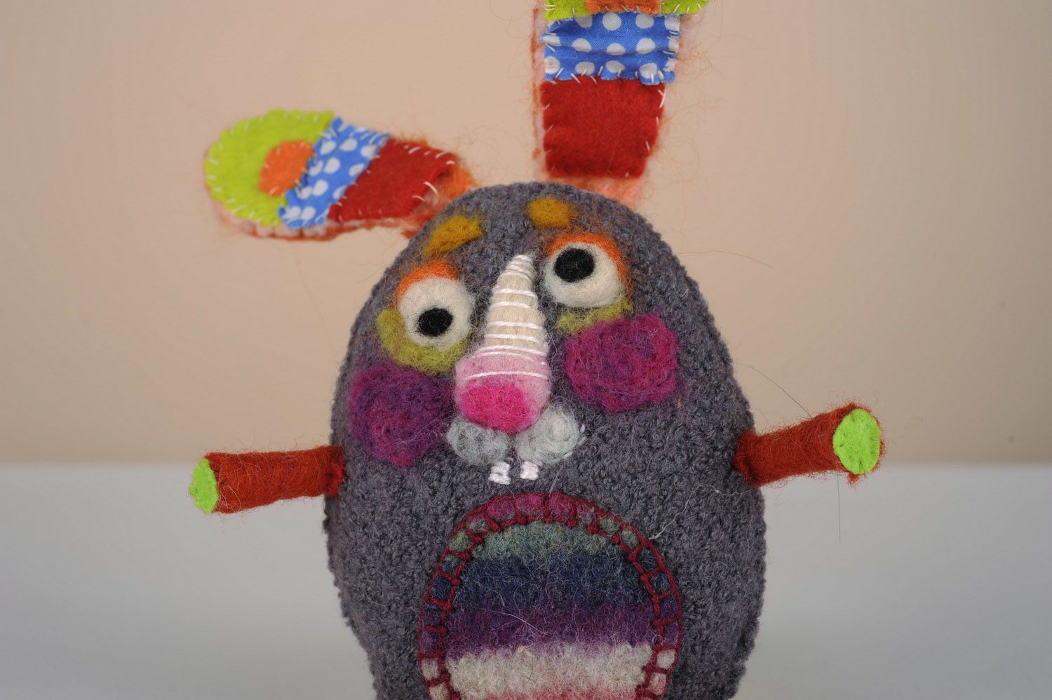 Toy made of wool photo 4