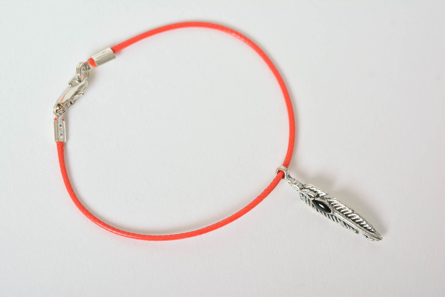 Charm bracelet handmade jewellery cord bracelet designer accessories gift ideas photo 5