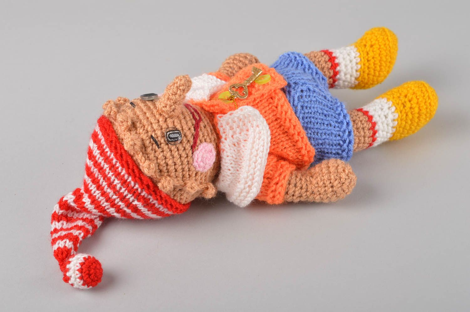 Juguete artesanal tejido a ganchillo peluche para niños regalo original Niño foto 3