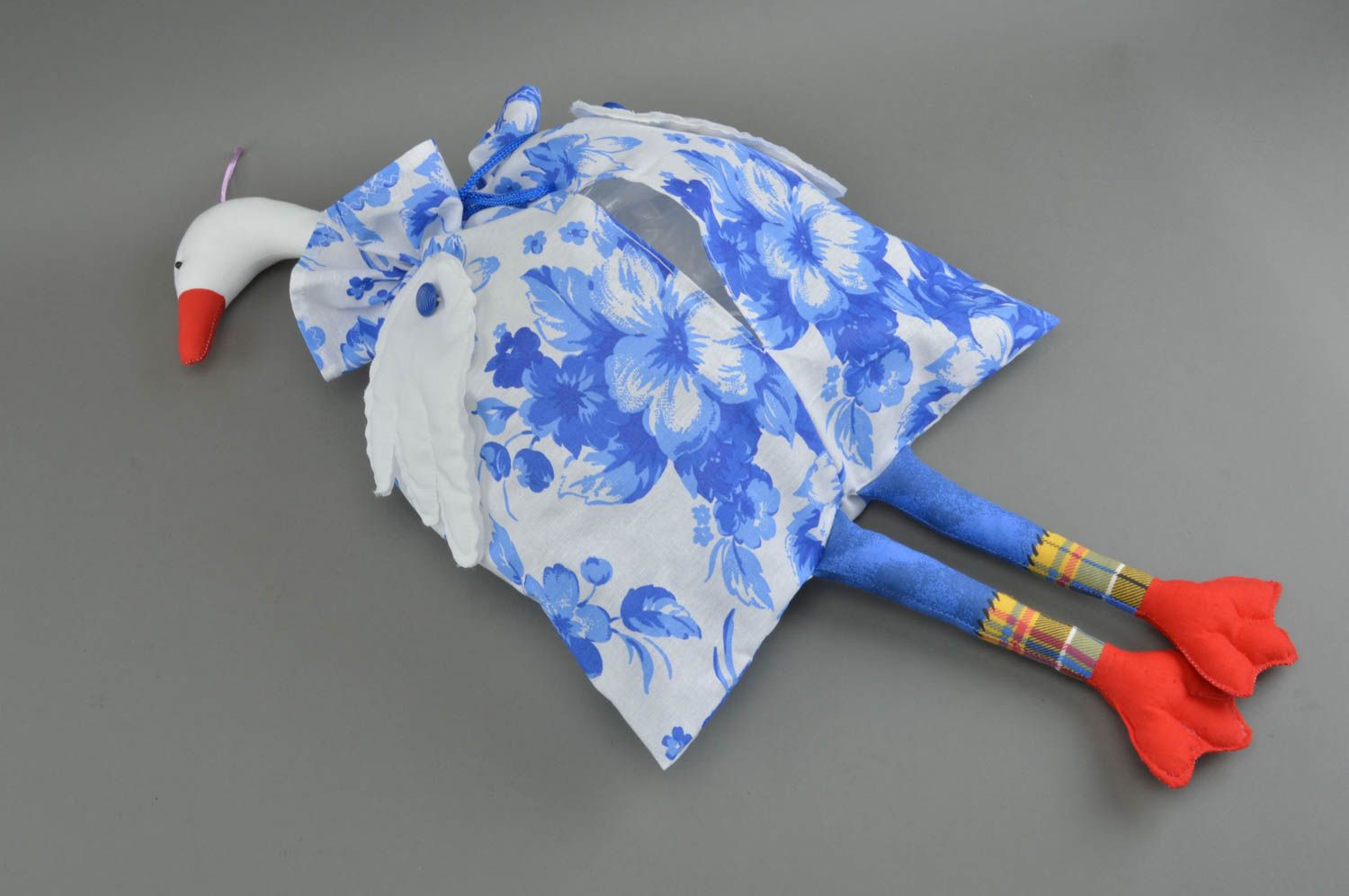 Handmade textile toy for plastic bags storage kitchen decor ideas gift ideas photo 2