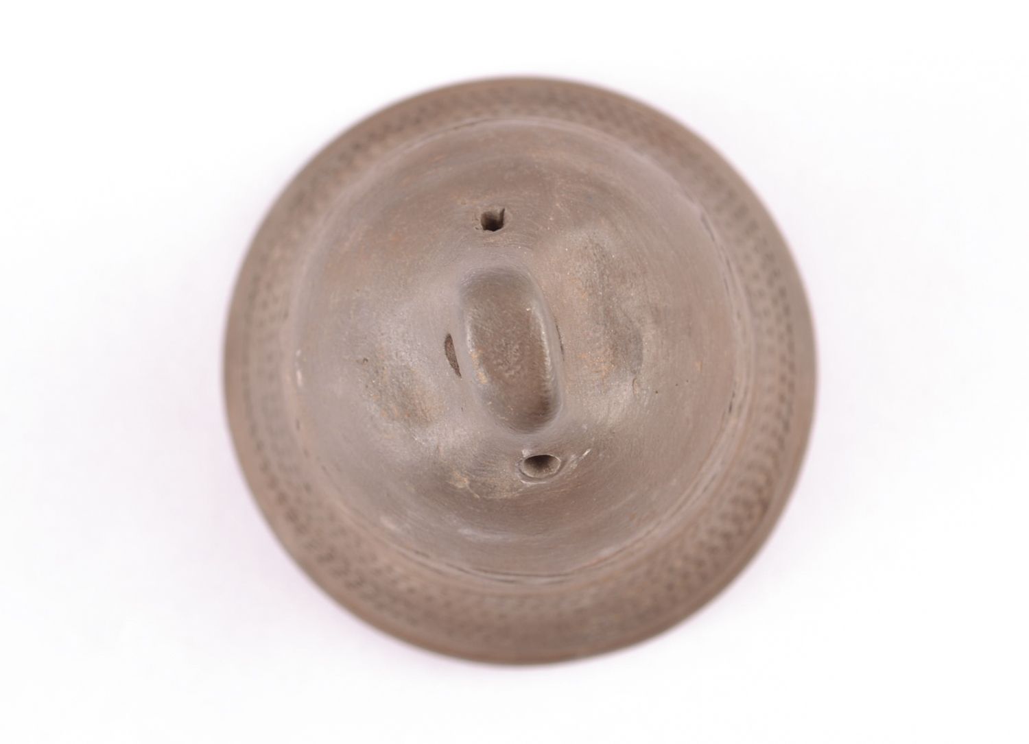 Ceramic bell kilned with milk photo 4