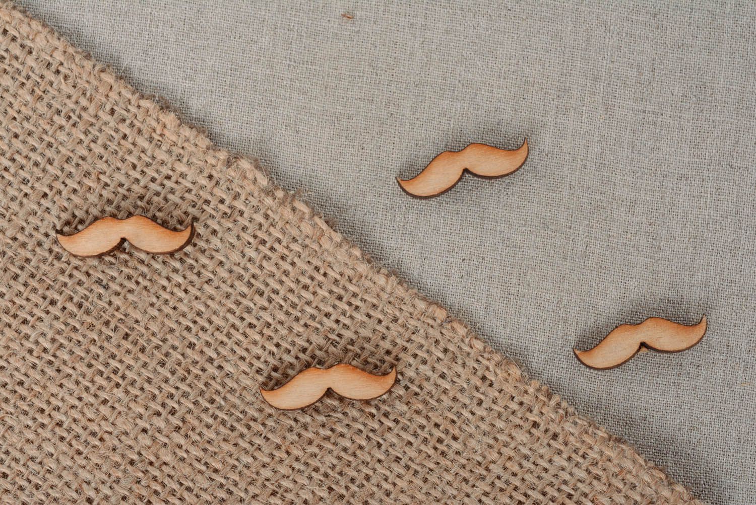 Handmade Chipboard für Scrapbooking Moustache foto 2
