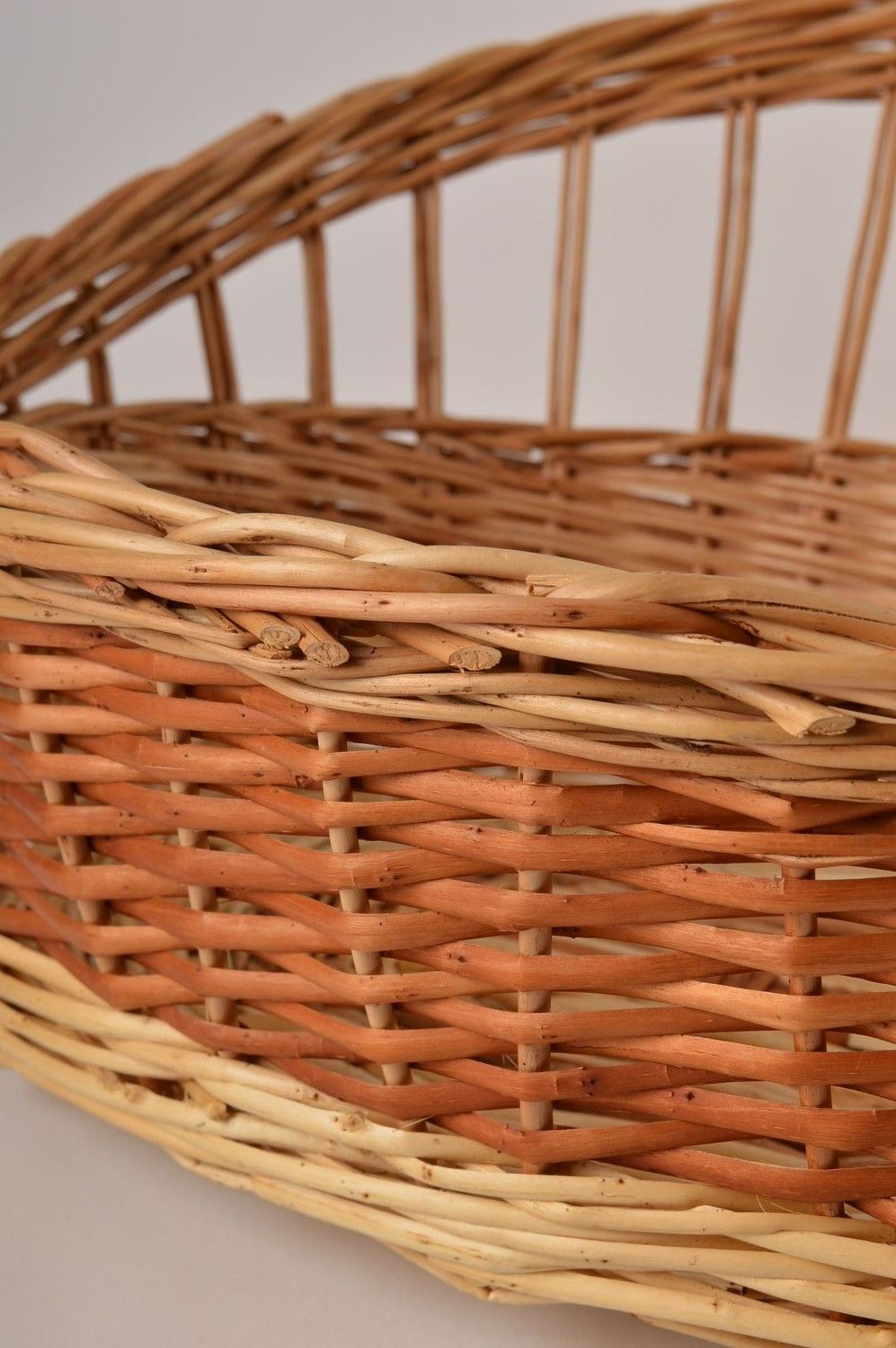 Handmade designer woven basket stylish interior element basket for animal photo 5