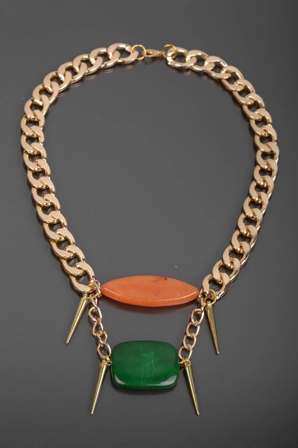 Collar hecho a mano de jadeítas regalo original para mujeres bisutería artesanal foto 1