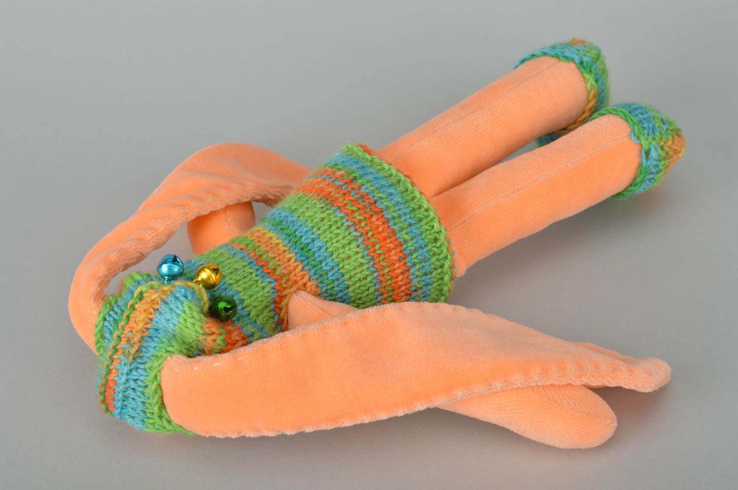 Peluche de animal hecho a mano coneja juguete para niño regalo original  foto 5