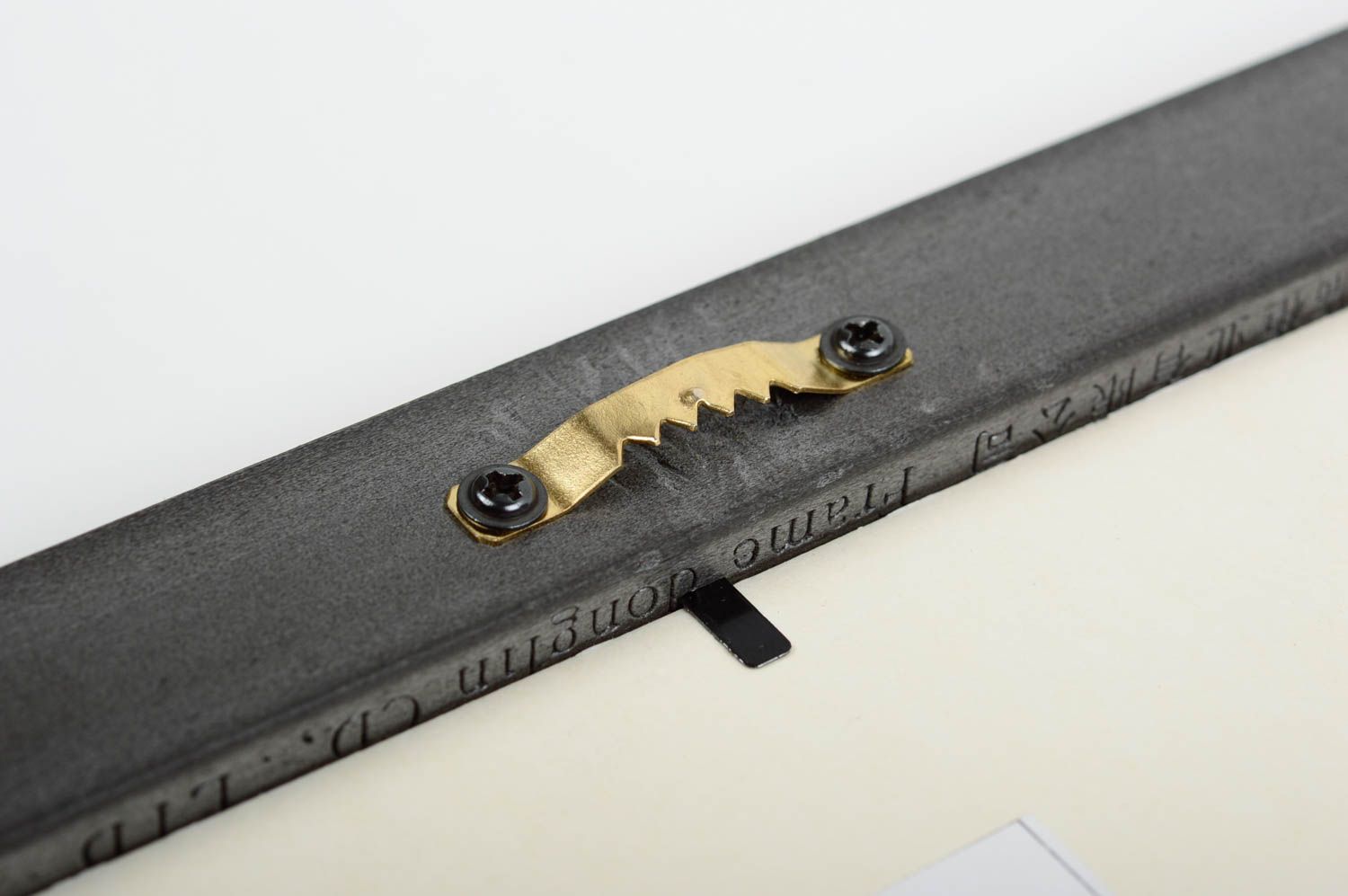 Tableau carré en céramique mural décoratif avec cadre noir fait main original photo 5