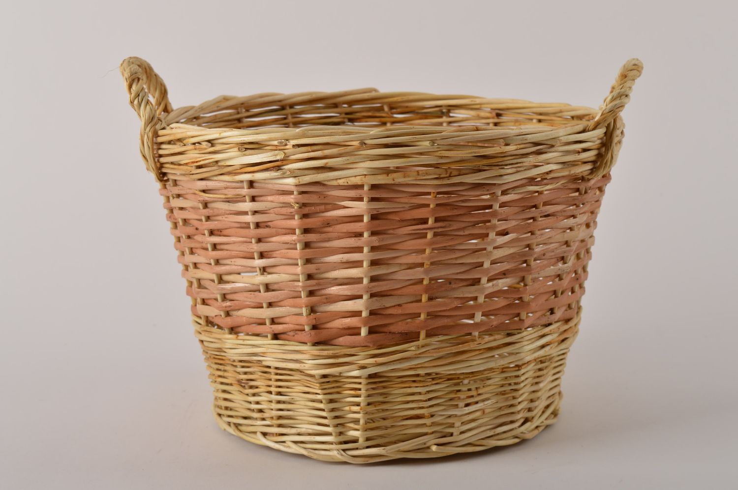 Handmade designer basket woven basket for laundry decorative basket gift photo 2